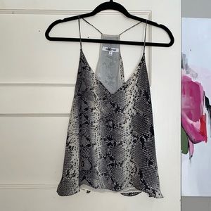 Elizabeth and james snake print tank top